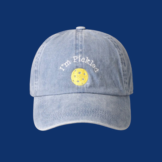 Embroidered “I’m Pickled” Baseball Hat | Denim