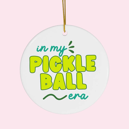 Ceramic Round 3" Ornament | Pickleball Era