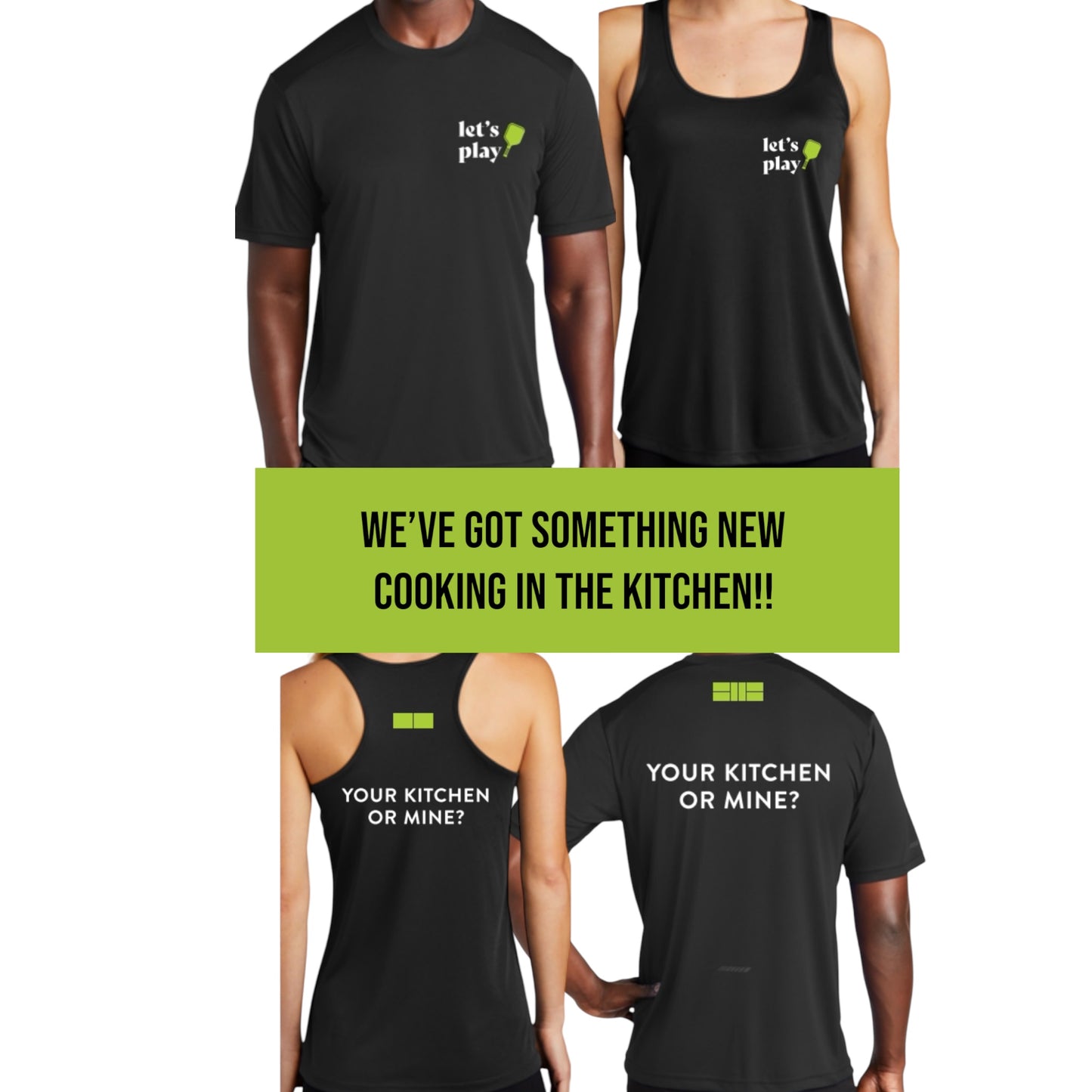 Your Kitchen or Mine Lux Performance Tank | Black