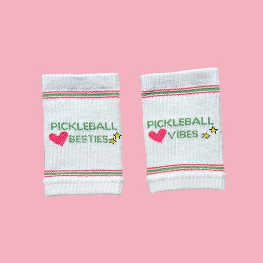 Pickleball Besties Vibes Sweatbands