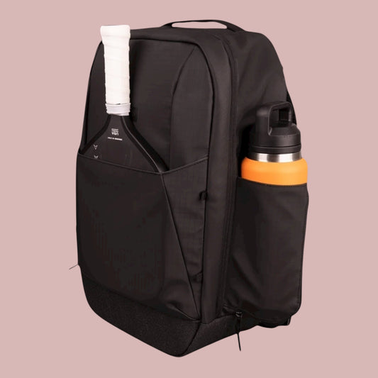 Court Ranger Pickleball Backpack | black with orange interior