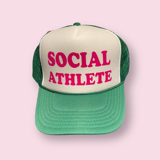 Social Athlete Trucker Hat - Pink