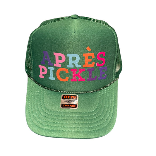 Apres Pickleball Trucker Hat - Kelly Green