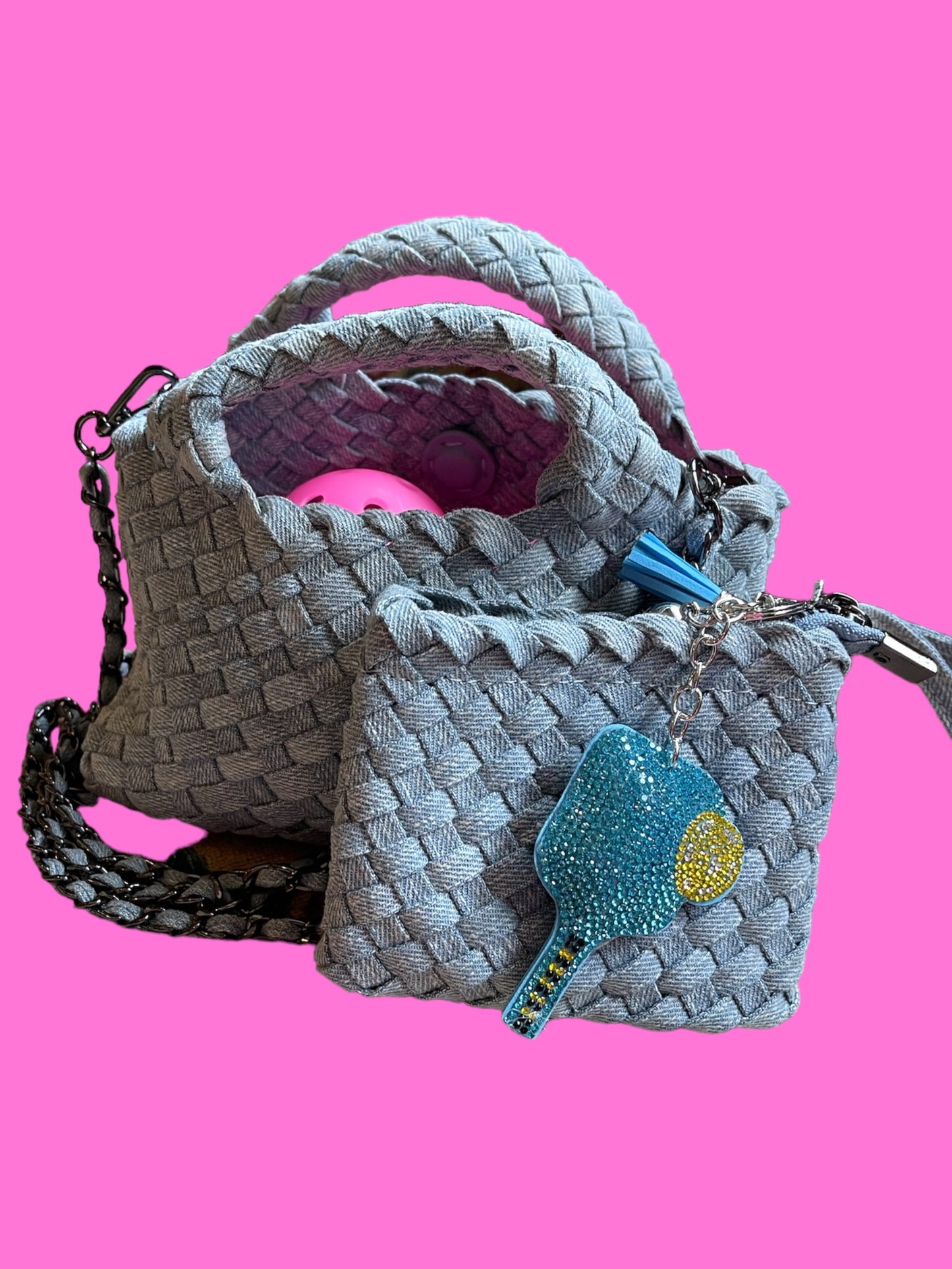 Mini Denim Tote | Crossbody | Coin purse