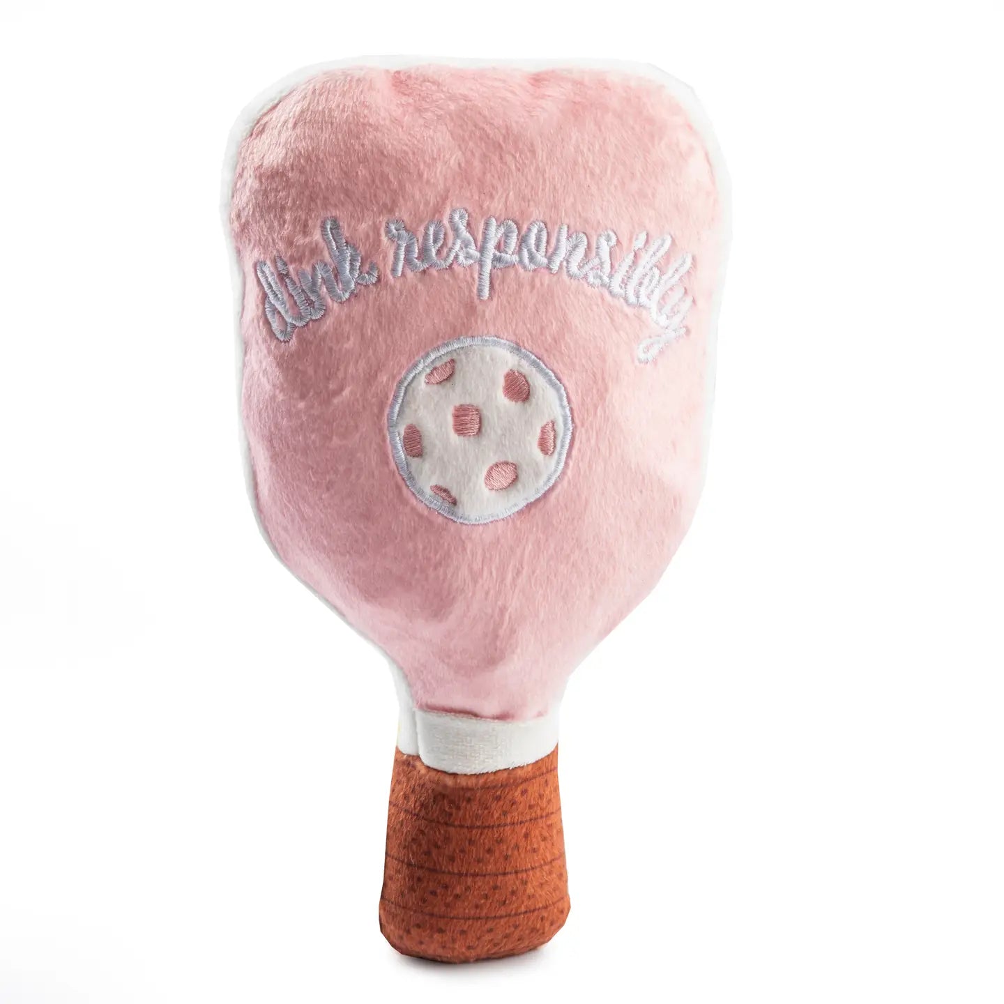 Plush Pink Checker Paddle