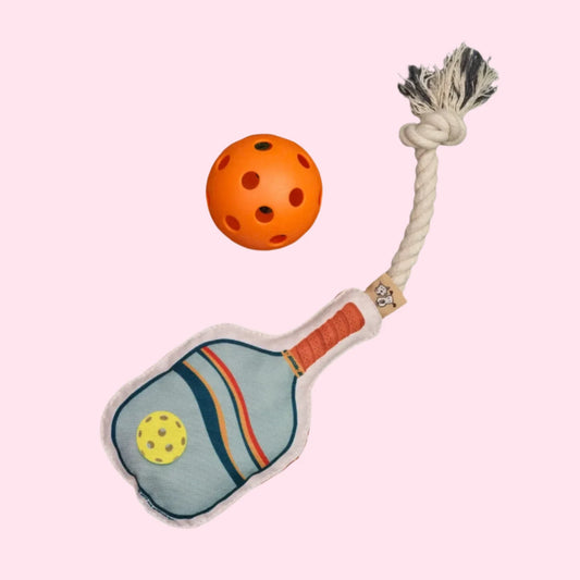 Rope Dog Toy - Pickleball Paddle