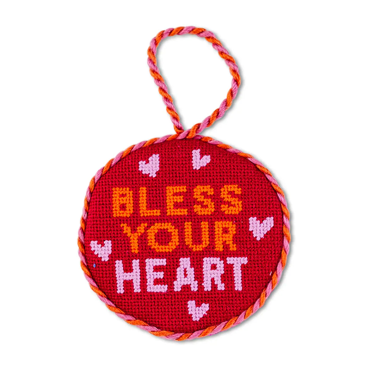 Needlepoint Ornament | bless your heart