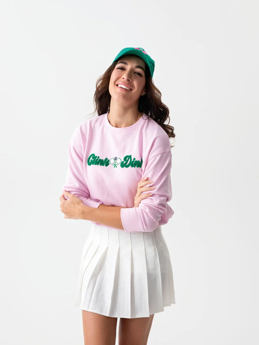 Clink & Dink Sweatshirt | pink