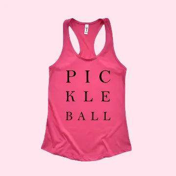 Pickleball Tank | Hot Pink