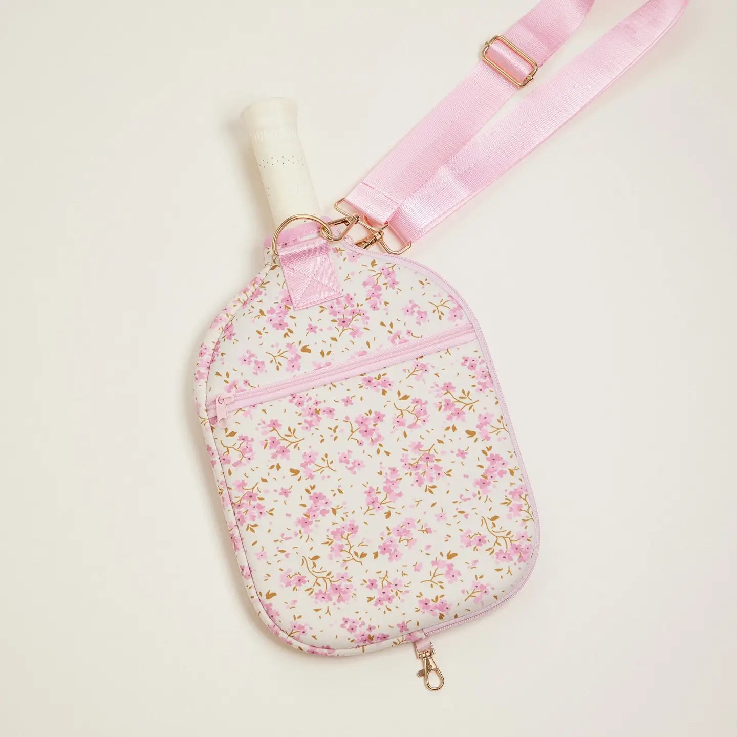 Floral Pickleball Paddle Cover | pink