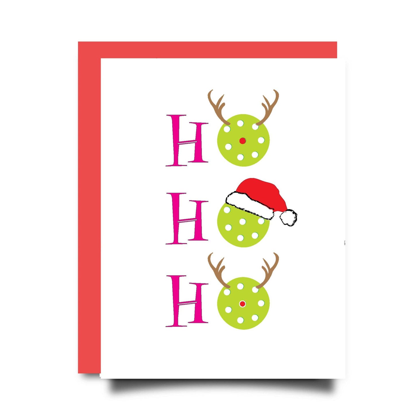Ho Ho Ho Pickleball Card