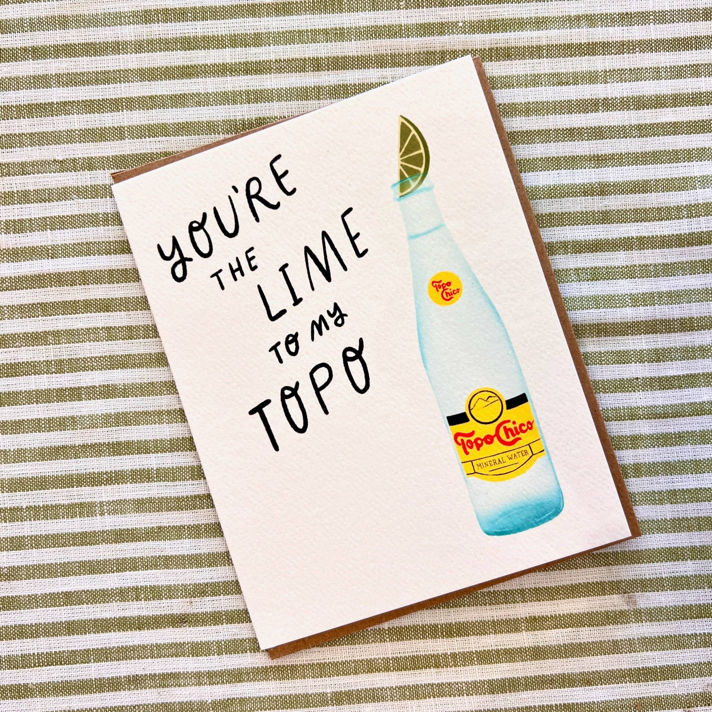 Lime to My Topo Card
