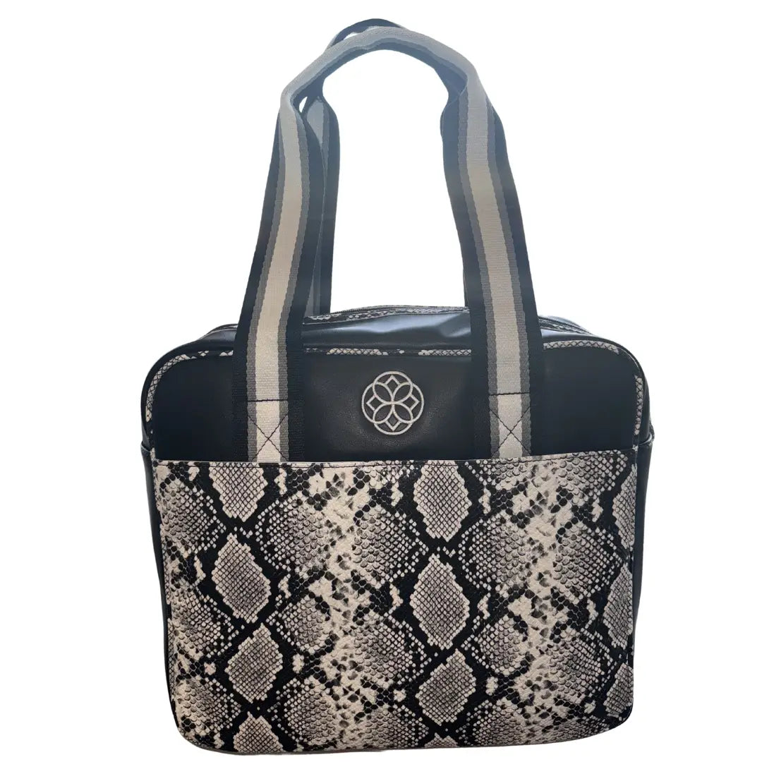 IN STORE ONLY! Snakeskin Pickleball Bag w/ Crossbody Strap + Paddle Storage